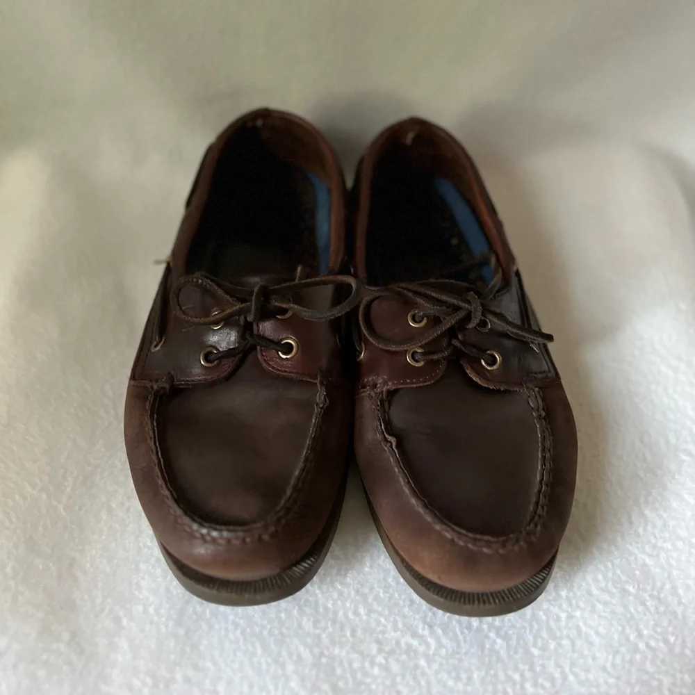 Sperry Sider Men’s size 8 1/2M Brown Leather Loafers